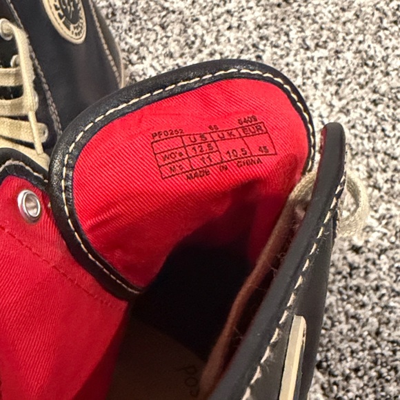 PF Flyers Posture Foundation High Top Black and Red Men’s Size 11 - Picture 6 of 9